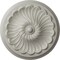 Ekena Millwork Flower Spiral Ceiling Medallion (Fits Canopies up to 2"), 12 1/4"OD x 2 1/4"P, Pot of Cream CM12FLPCF - alternate 1